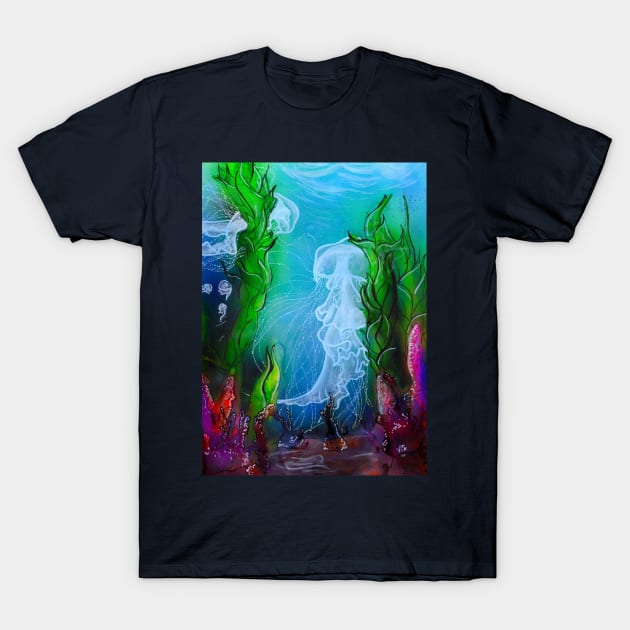 Jellyfish T-Shirt by VixPeculiar